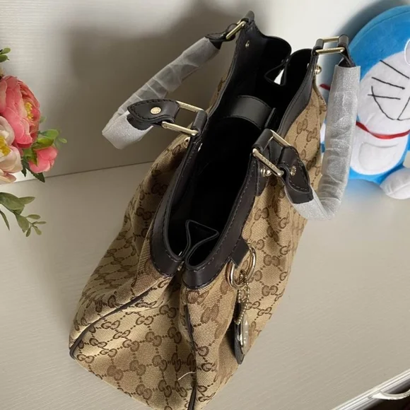 Sukey Medium GG canvas tote hand bag